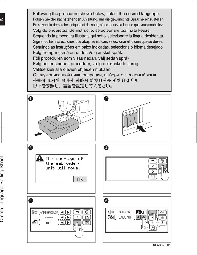 Brother PE500 User manual