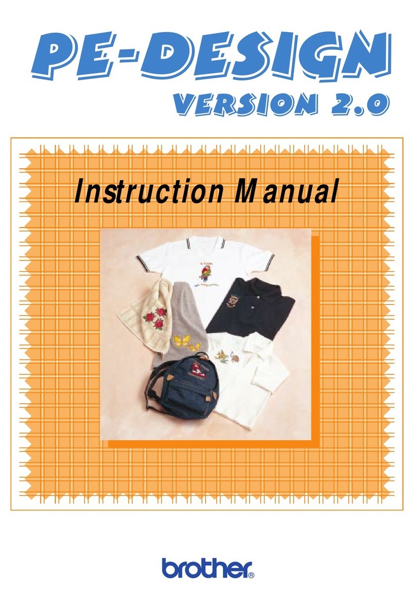 Brother PE-DESIGN2.0 User manual Brother PE-DESIGN2.0 User manual