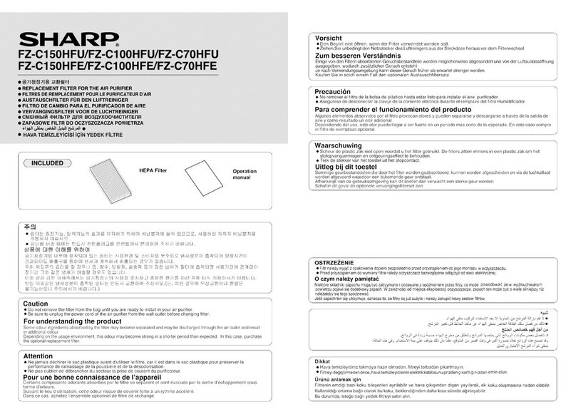 Sharp FZ-C70HFE User manual