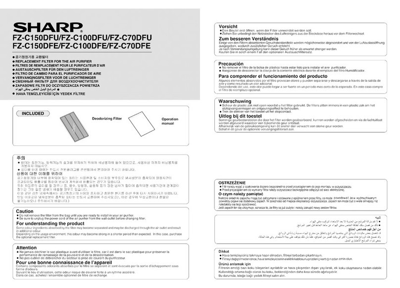 Sharp FZ-C150DFE User manual