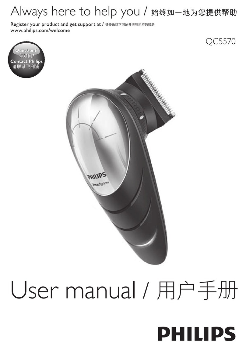 Philips QC5570/40 user manual