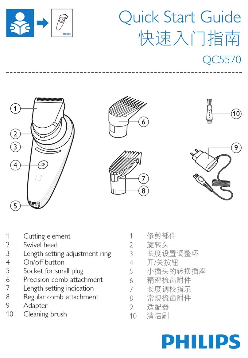 Philips QC5570/40 User manual