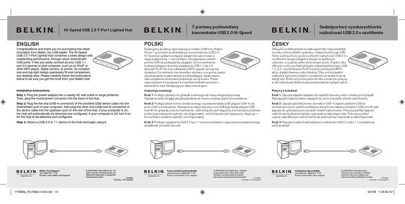Belkin F5U700 User manual Belkin F5U700 User manual