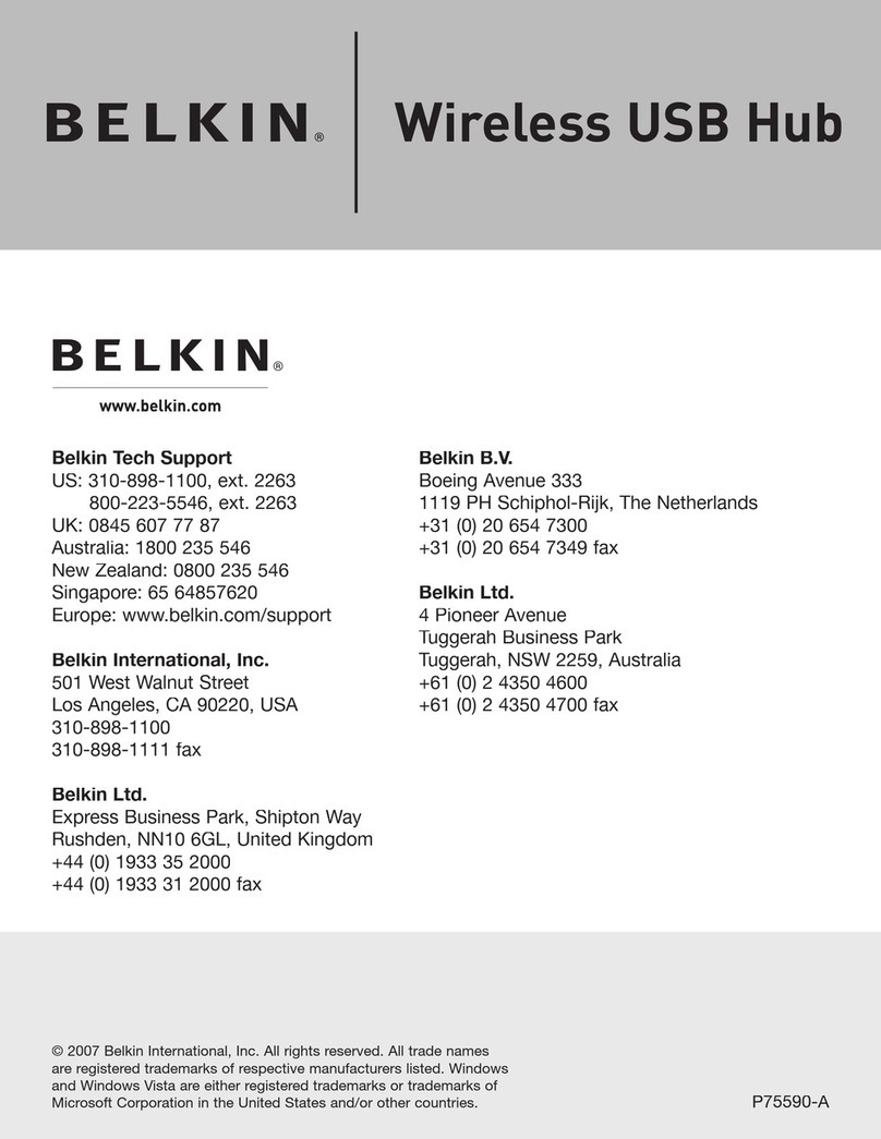 Belkin F5U303 User manual