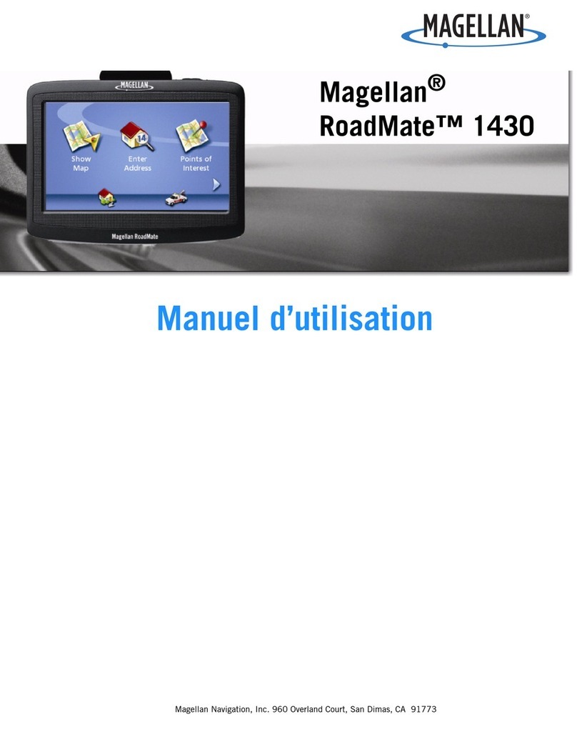 Magellan RoadMate 1430 - Automotive GPS Receiver Manuel d'utilisation Magellan RoadMate 1430 - Automotive GPS Receiver Manuel d'utilisation
