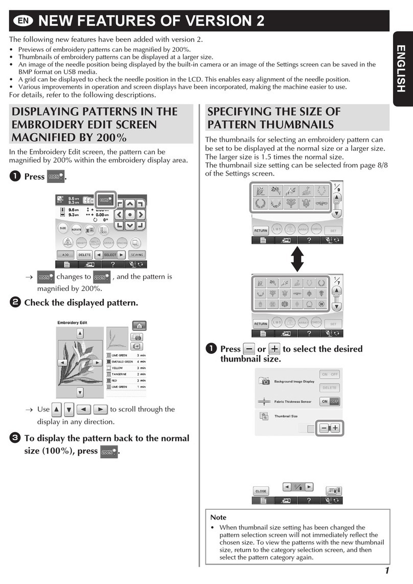 Brother Quattro 6000D Operation manual
