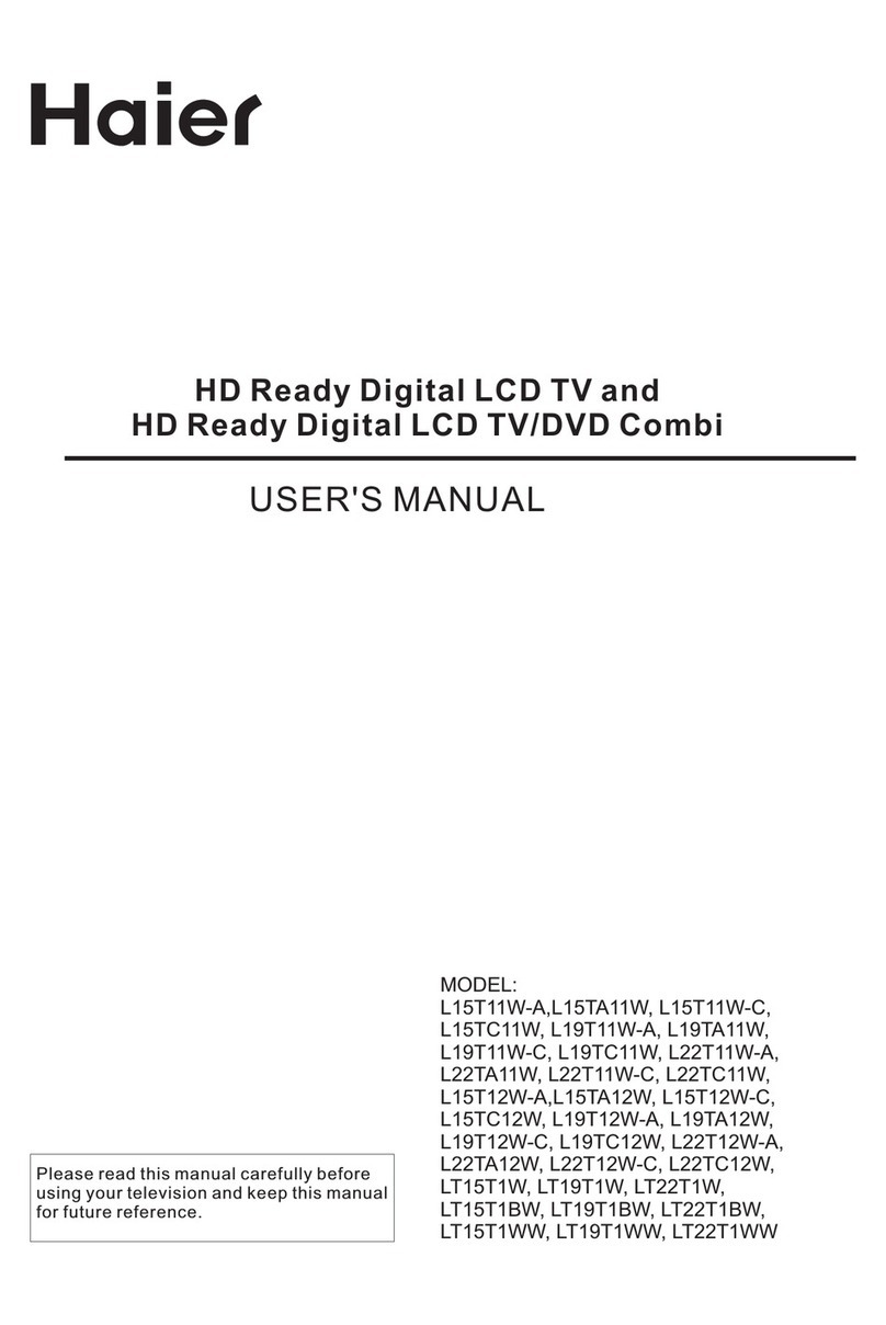 Haier LY22R1BW User manual