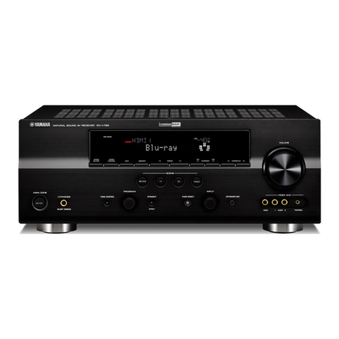 Yamaha RX-V765BL User manual