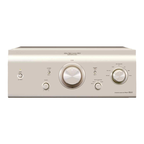 Denon PMA-S1 User manual Denon PMA-S1 User manual