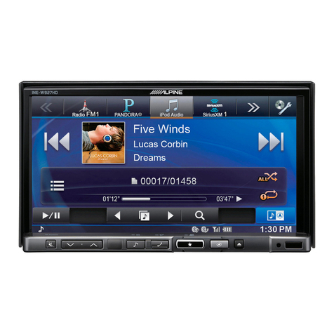 Alpine INE-W927HD User manual