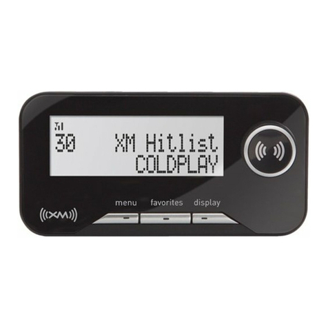 Audiovox XMCK5 - Car XpressEZ Satellite Radio... User manual Audiovox XMCK5 - Car XpressEZ Satellite Radio... User manual