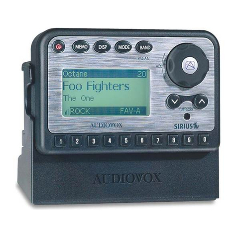 Audiovox SIR-PNP1 User manual Audiovox SIR-PNP1 User manual