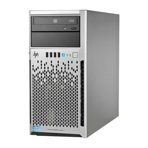 HP ProLiant DL320e User manual