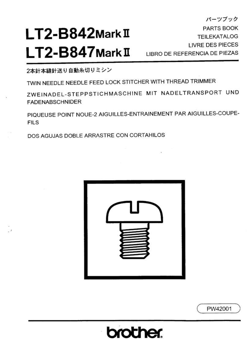Brother LT2-B842 MKII parts manual