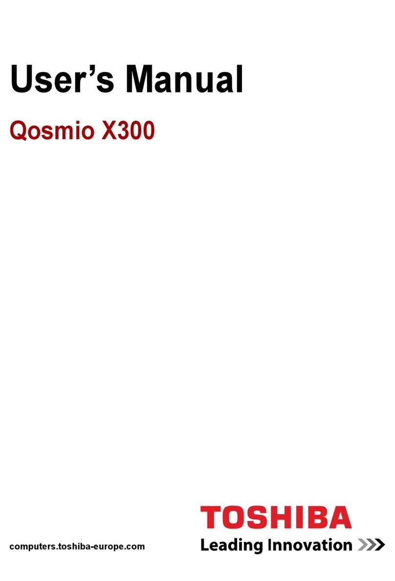 Toshiba PQX32U-04M01M User manual