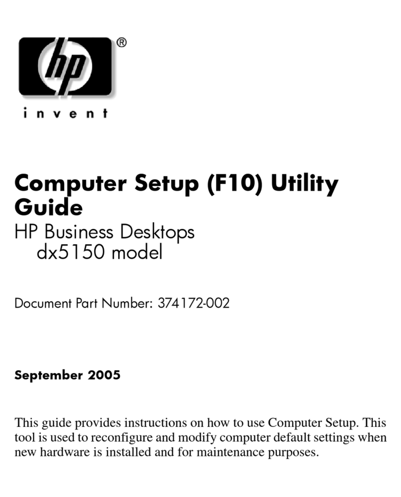 HP dx5150 User manual HP dx5150 User manual