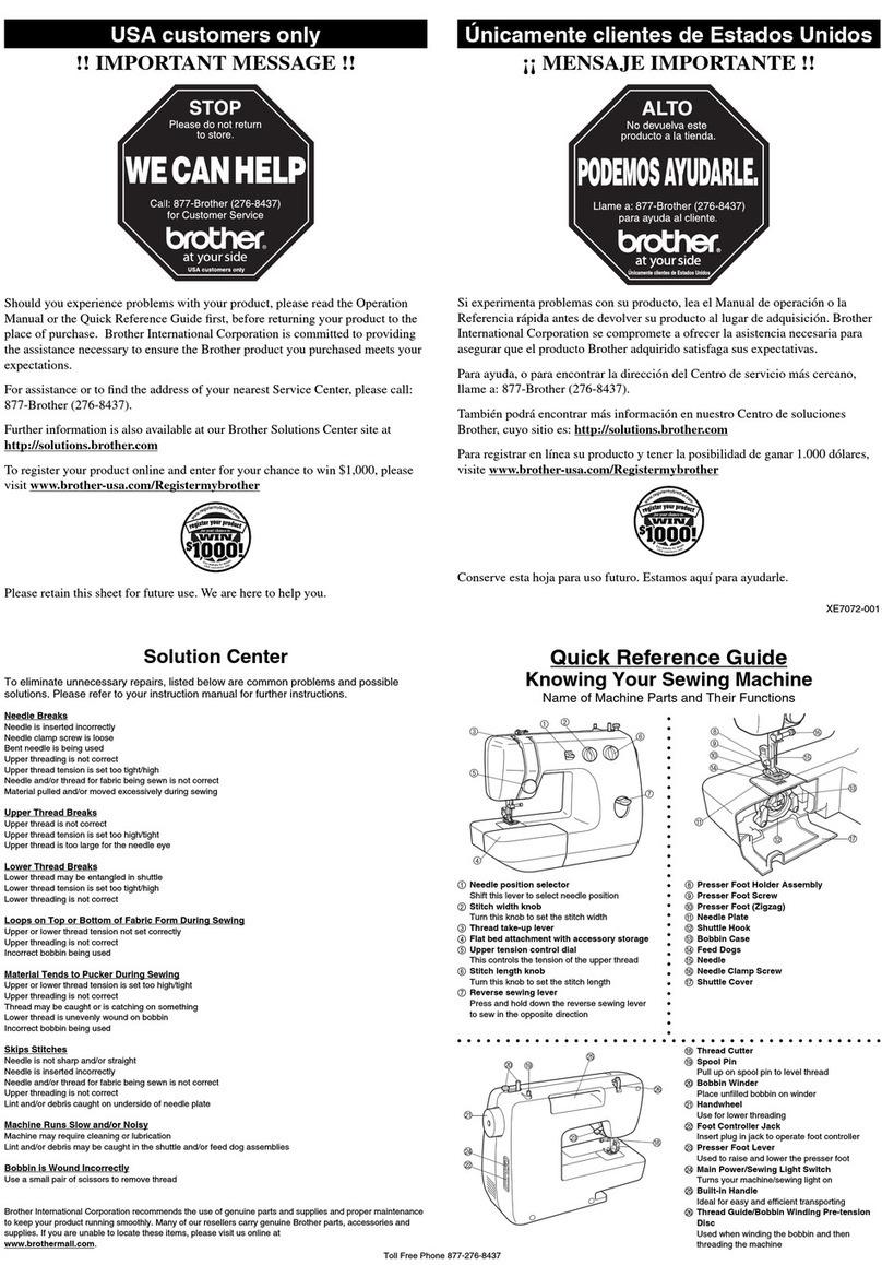 Brother LS-2000 User manual