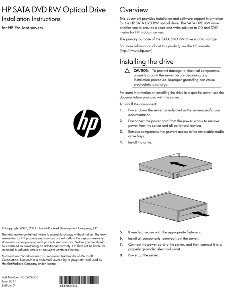 HP ProLiant DL288 User manual