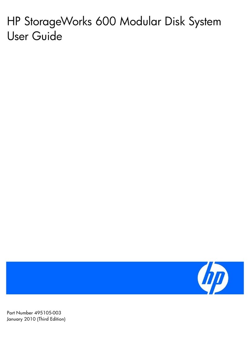HP StorageWorks 600 - Modular Disk System User manual HP StorageWorks 600 - Modular Disk System User manual