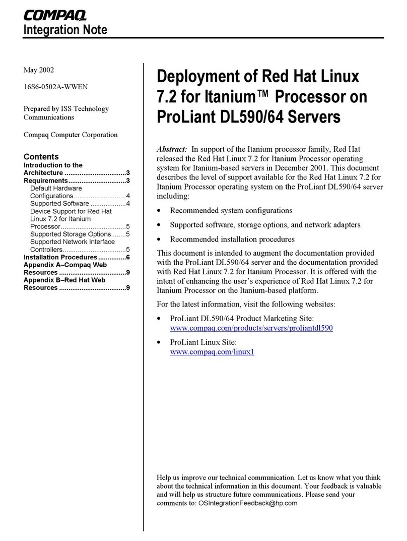 HP DL590/64 User manual