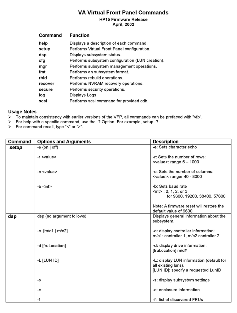 HP StorageWorks 7110 - Virtual Array User manual
