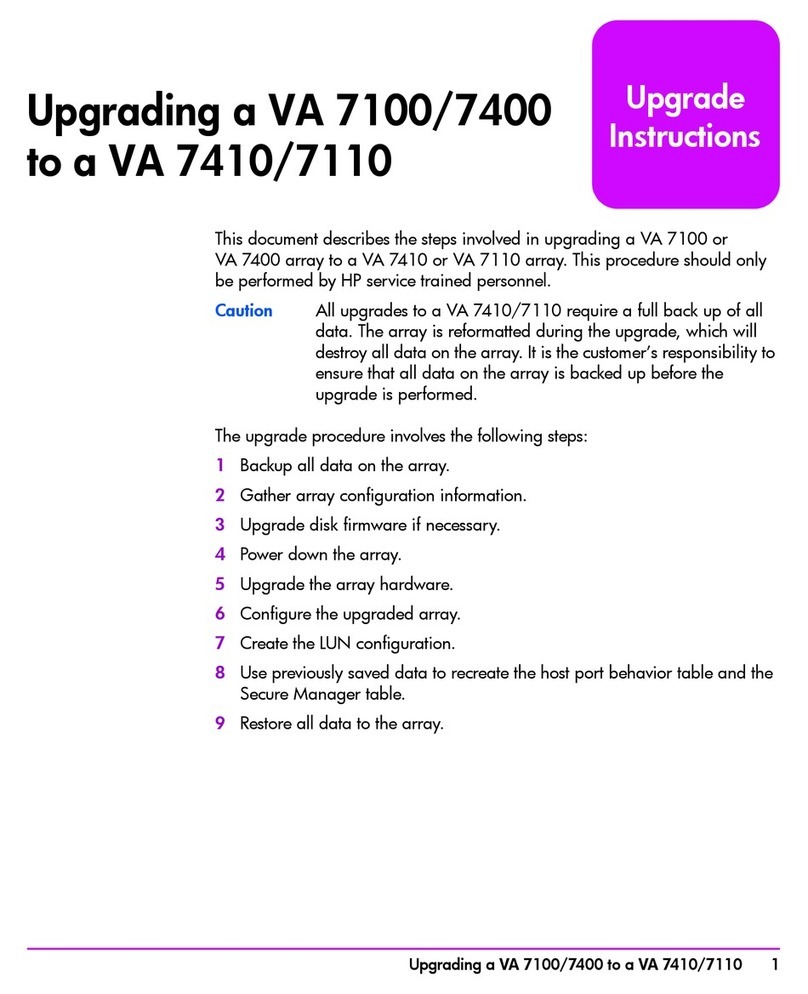 HP StorageWorks 7110 - Virtual Array Quick start guide