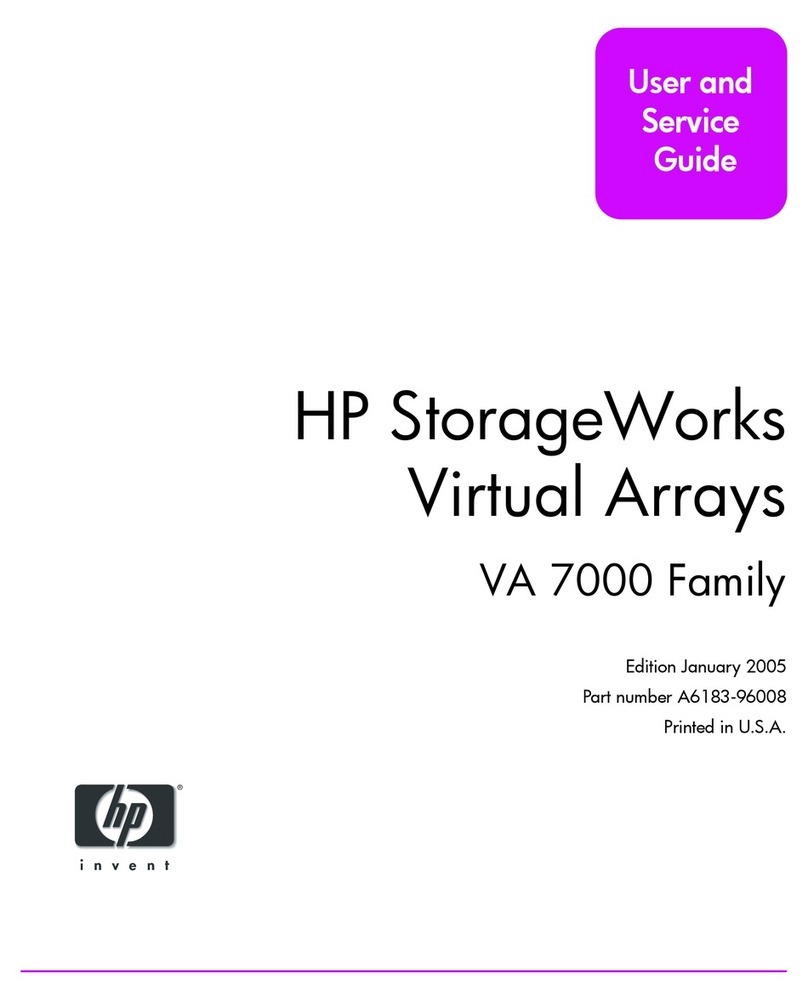 HP StorageWorks 7110 - Virtual Array User manual HP StorageWorks 7110 - Virtual Array User manual