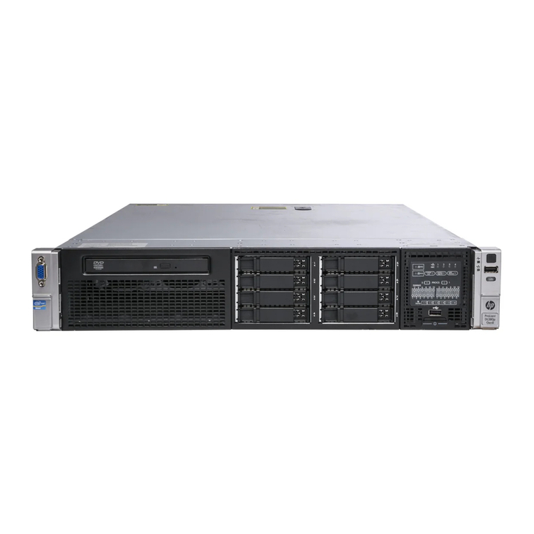 HP ProLiant DL380p User manual