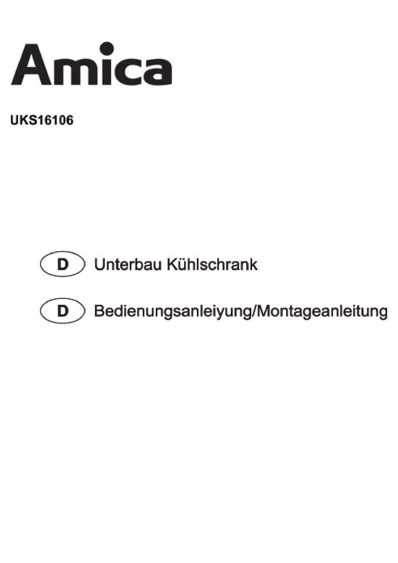 Amica UKS16106 Quick start guide