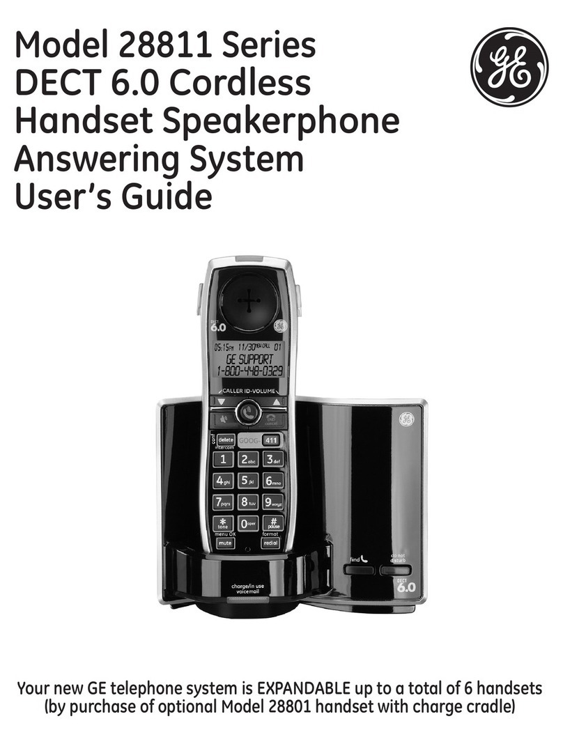 GE 28811FE1 User manual