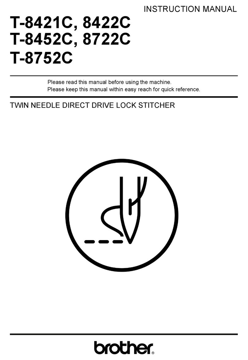 Brother T-8422C instruction manual