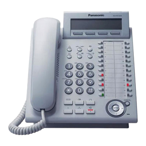 Panasonic KX-NT307 installation instructions