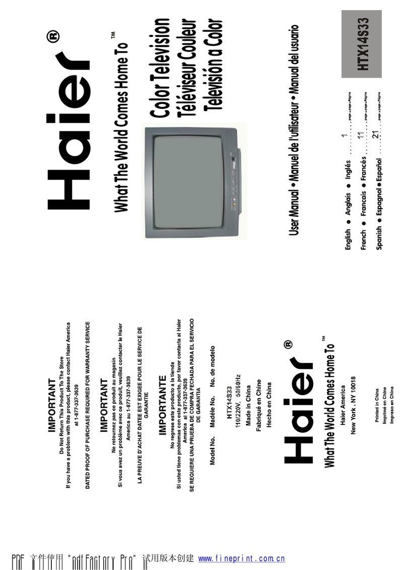 Haier RT-1424 User manual Haier RT-1424 User manual