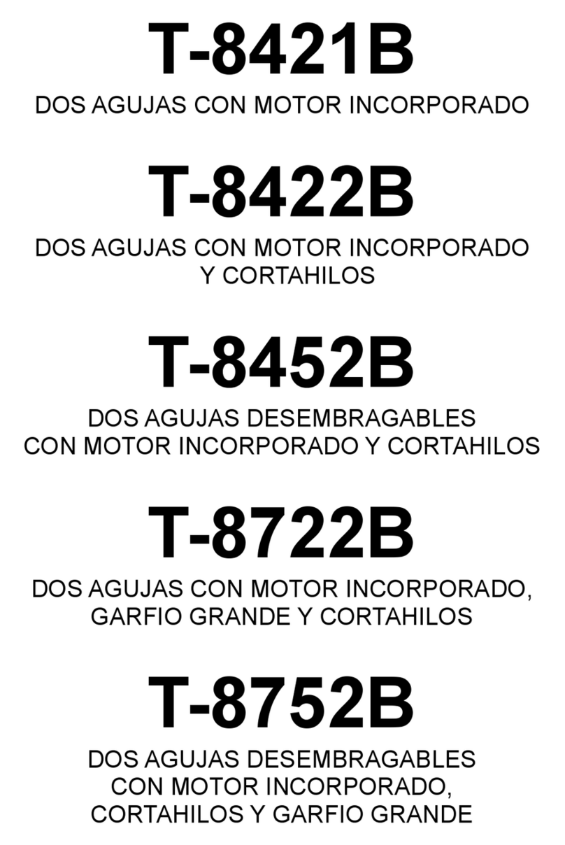Brother T-8421B Manual de instrucciones