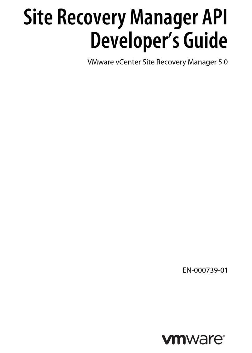 VMware VC-SRM4-A - vCenter Site Recovery Manager Developer's guide VMware VC-SRM4-A - vCenter Site Recovery Manager Developer's guide