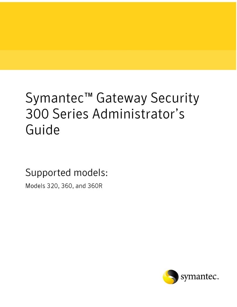 Symantec 360R - Security Gateway SGS Administration guide