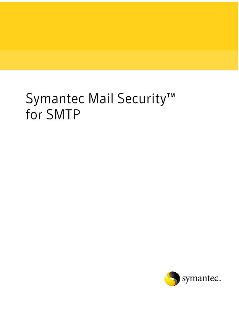 Symantec 11105111 - SYM MAIL SEC SMTP 5.0 SMS PORT MEDIA CD... user guide