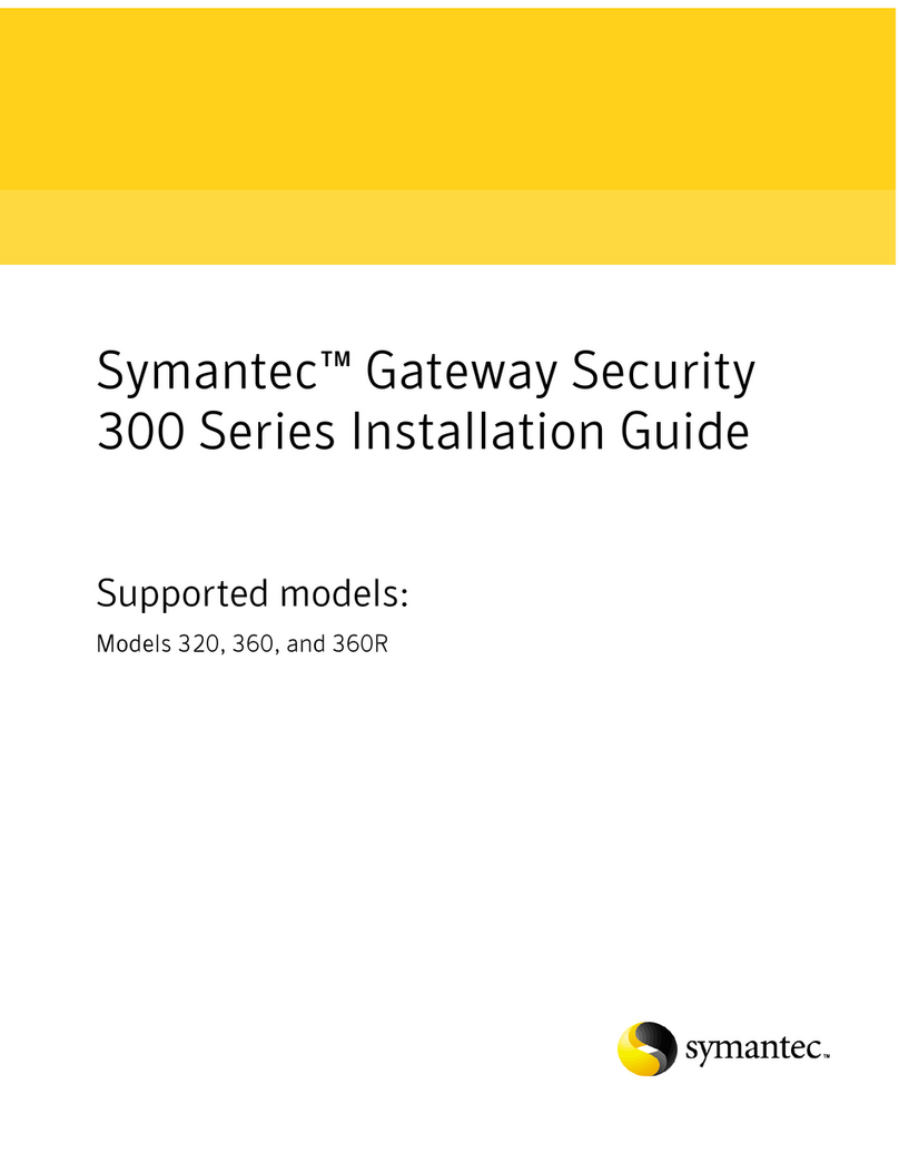 Symantec 360R - Security Gateway SGS installation guide