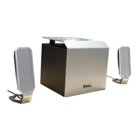 Dell A525 - 2.1-CH PC Multimedia Speaker Sys Setup guide