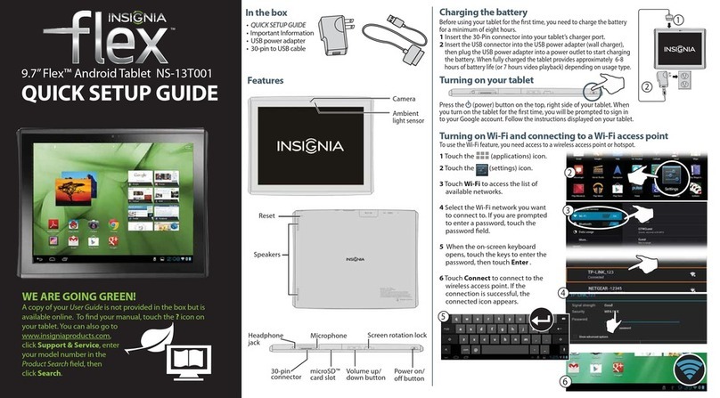 Insignia Flex NS-13T001 User manual