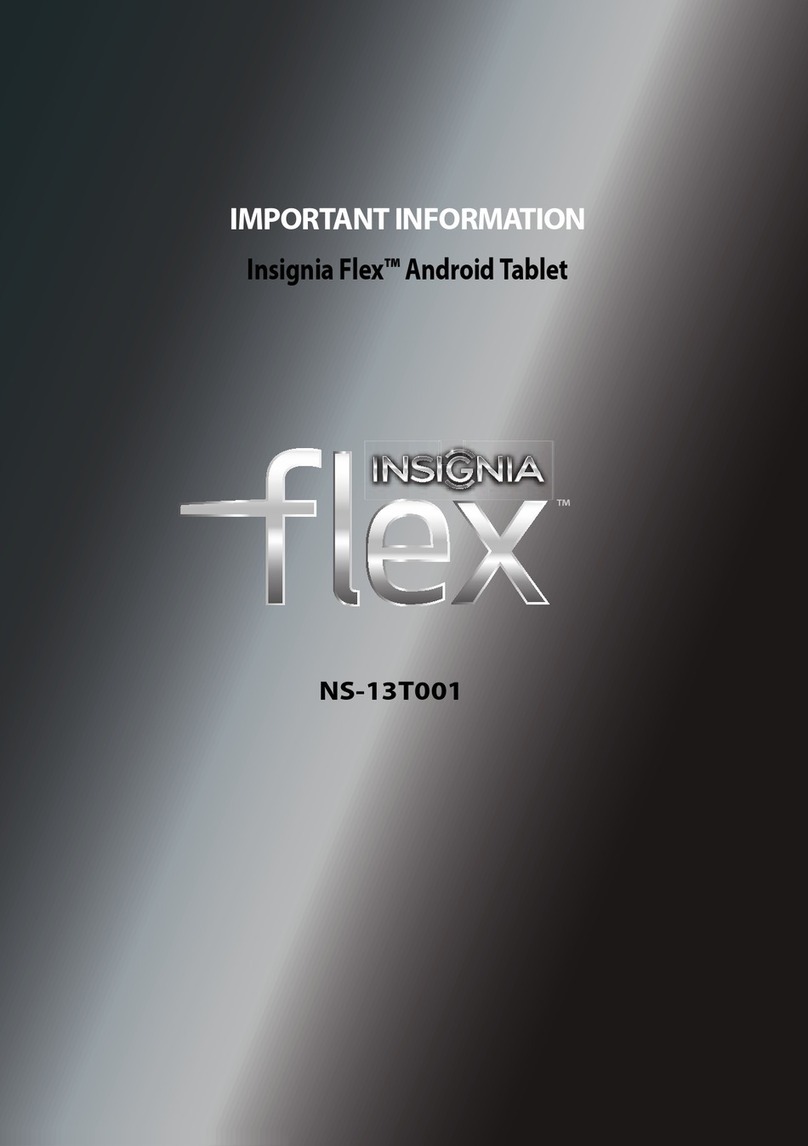 Insignia Flex NS-13T001 Important information