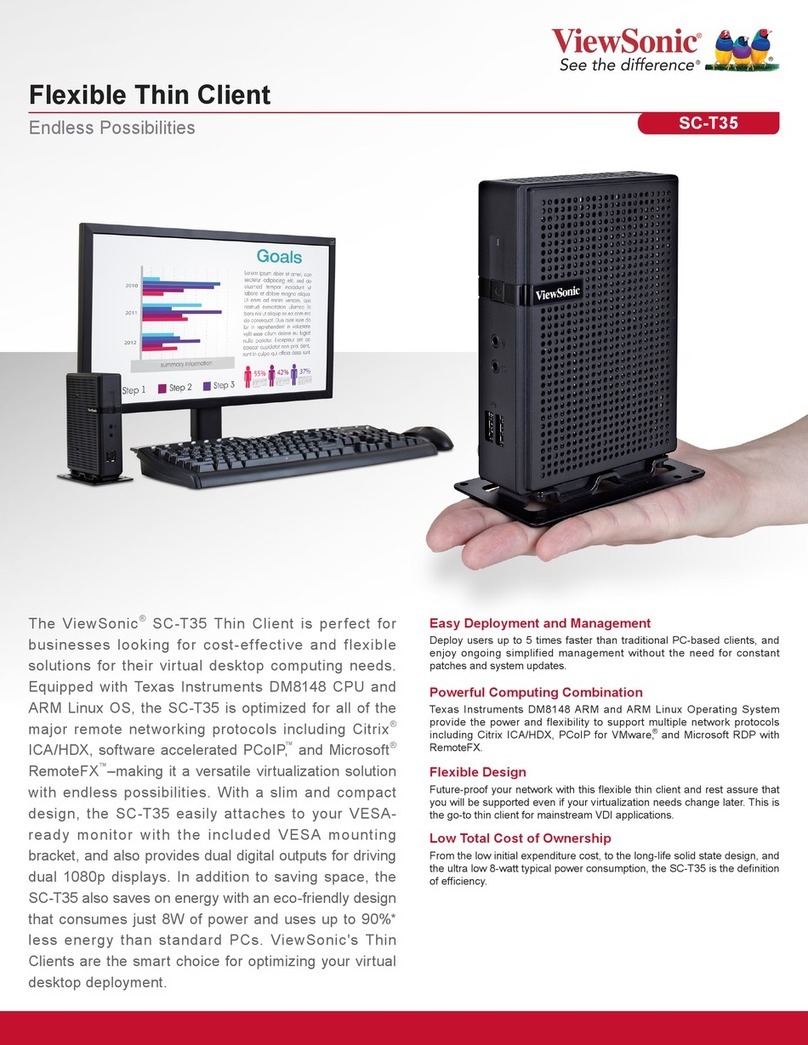 ViewSonic SC-T35 User manual