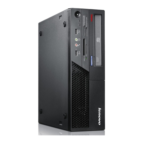 Lenovo 7269D7U - Topseller M58e Sff E7500 2.93G 3Gb 320Gb Dvdrw... Owner's manual