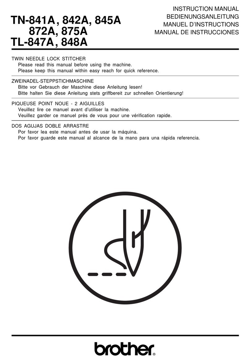 Brother TL-847A instruction manual Brother TL-847A instruction manual