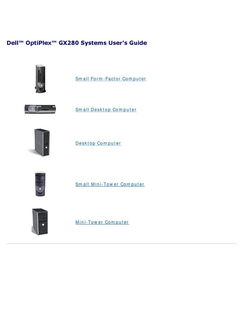 Dell GX280DT - GX280 Desktop Computer user guide