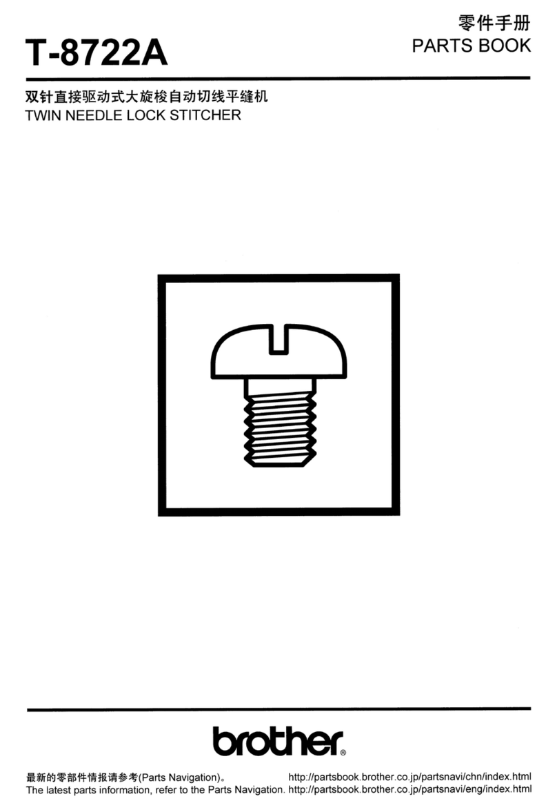 Brother T-8722A User manual