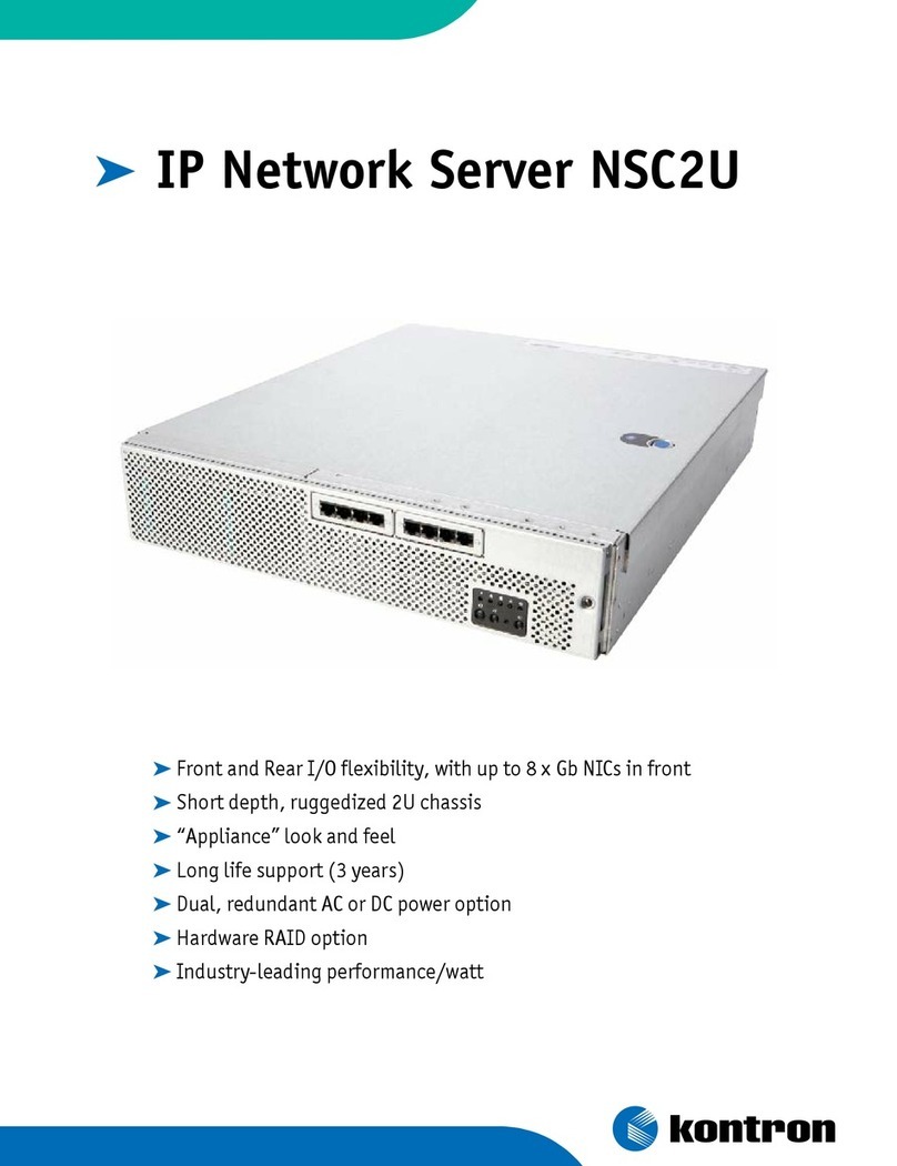 Intel NSC2U - IP Network Server User manual