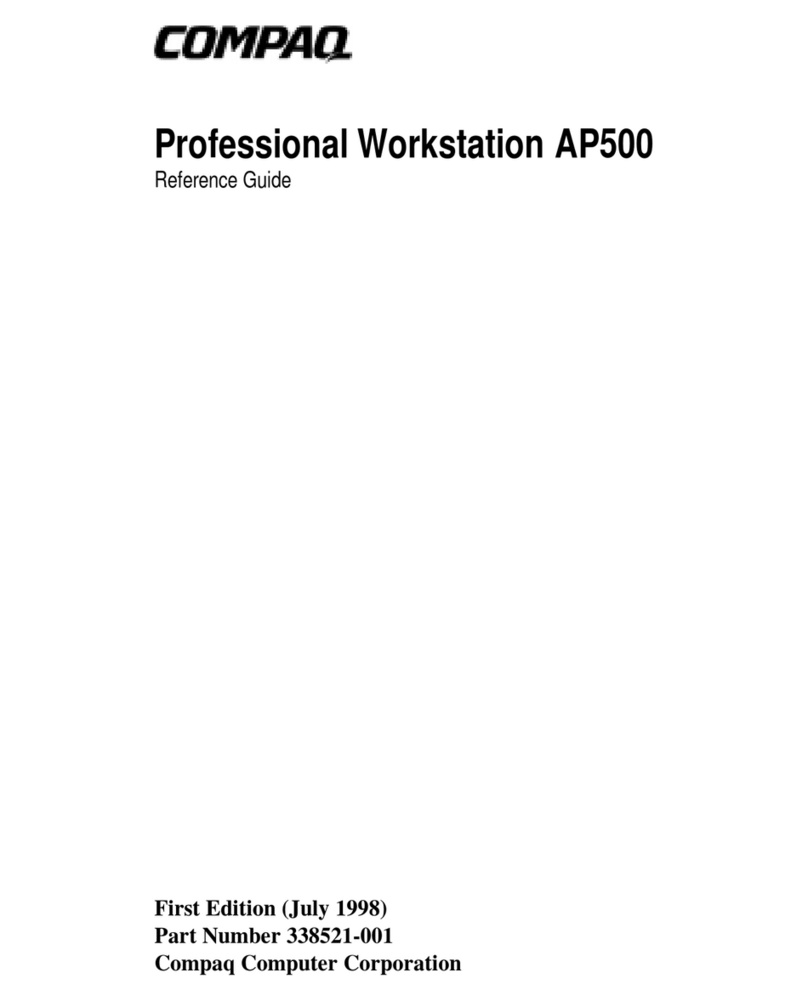 Compaq AP500 - Professional - 128 MB RAM User manual Compaq AP500 - Professional - 128 MB RAM User manual