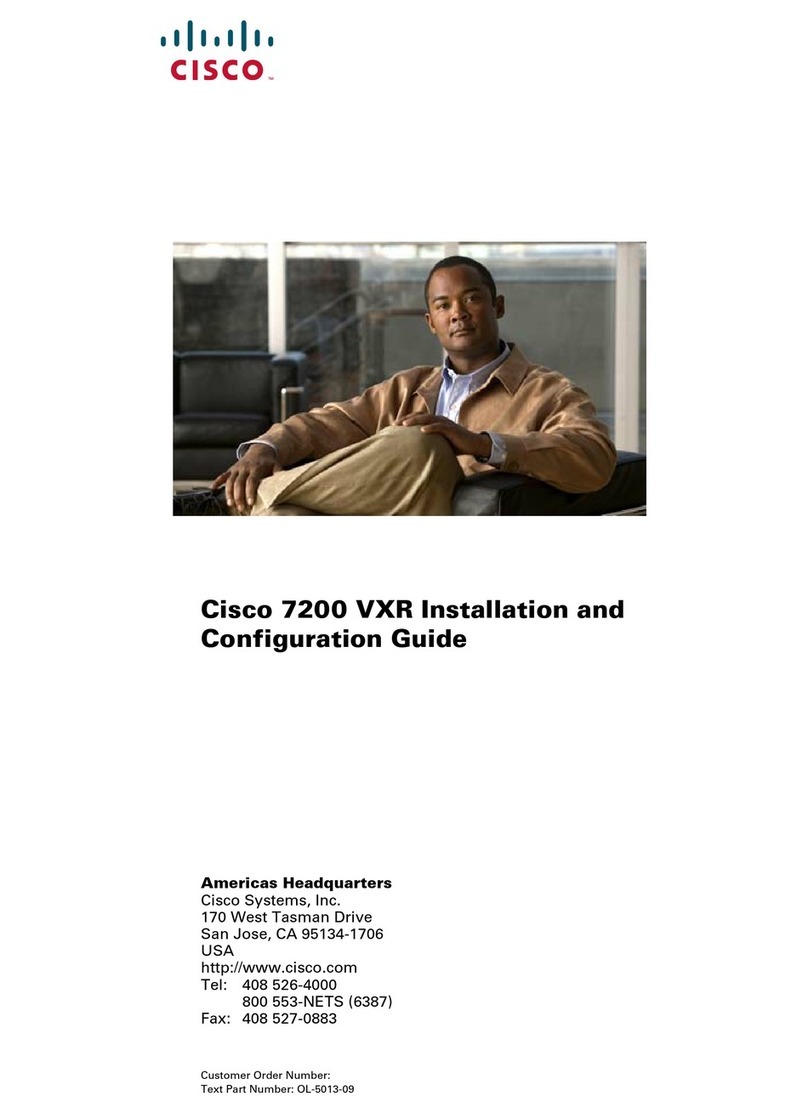 Cisco 7206VXR - VPN Bundle Router User manual