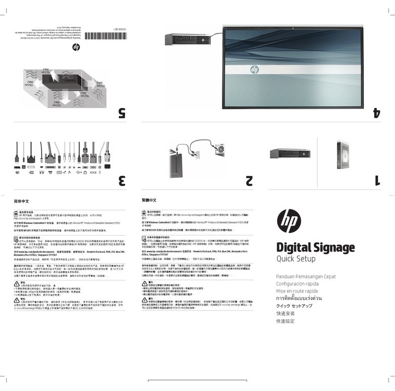 HP MP4 Specification sheet